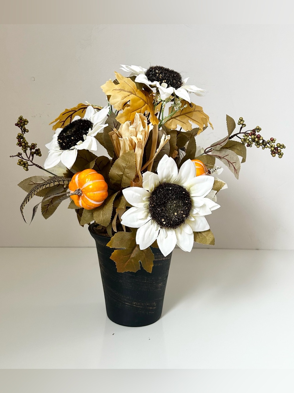 Large Neutral Fall Floral Arrangement